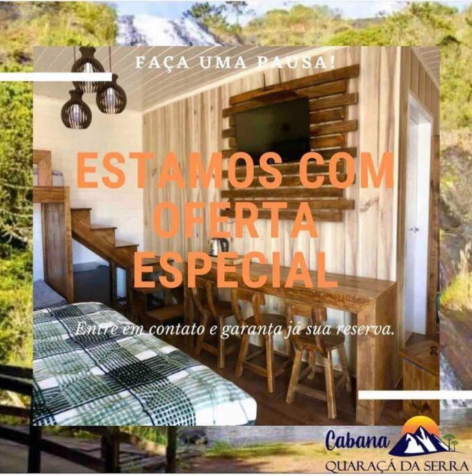 Cabana Quaraca Da Serra Urubici Zewnętrze zdjęcie